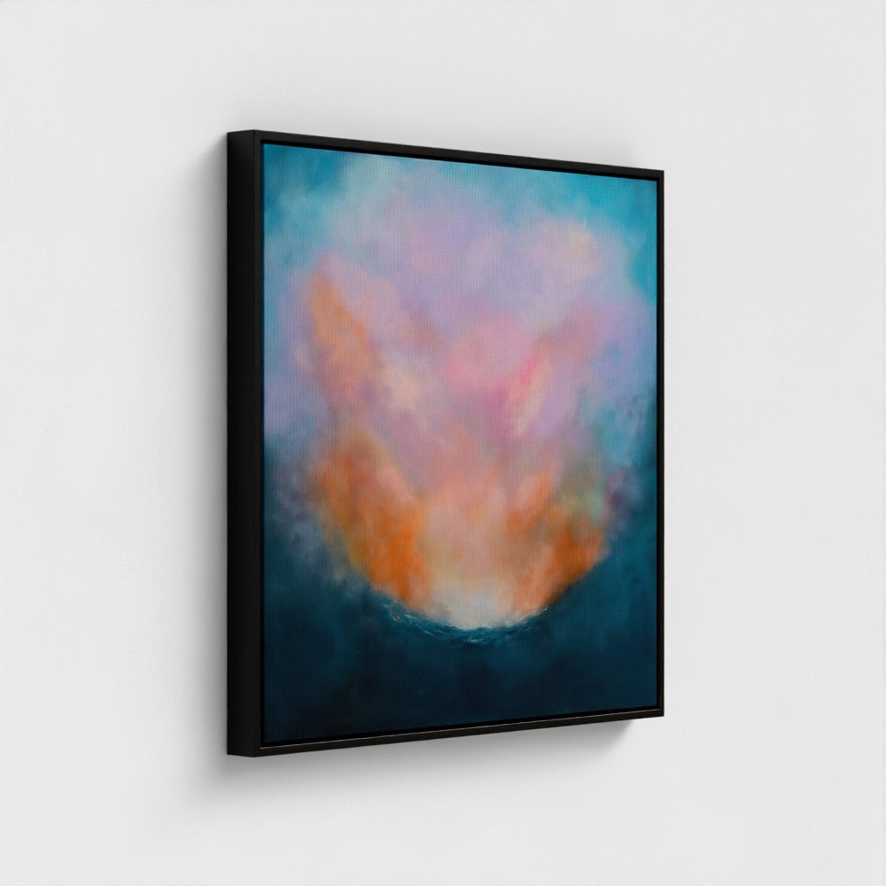 Dawn of Hope framed canvas print