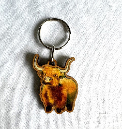 Highland Cow Keyring